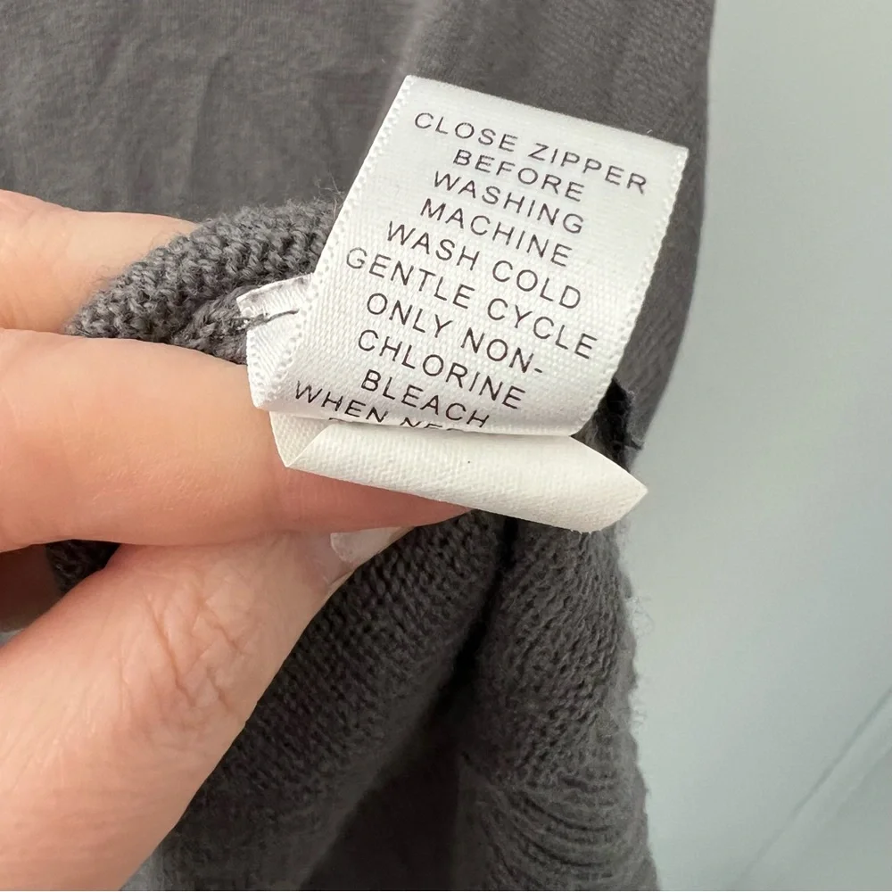 Banana Republic Cotton Cashmere 1/4 Zip Pullover Sweater